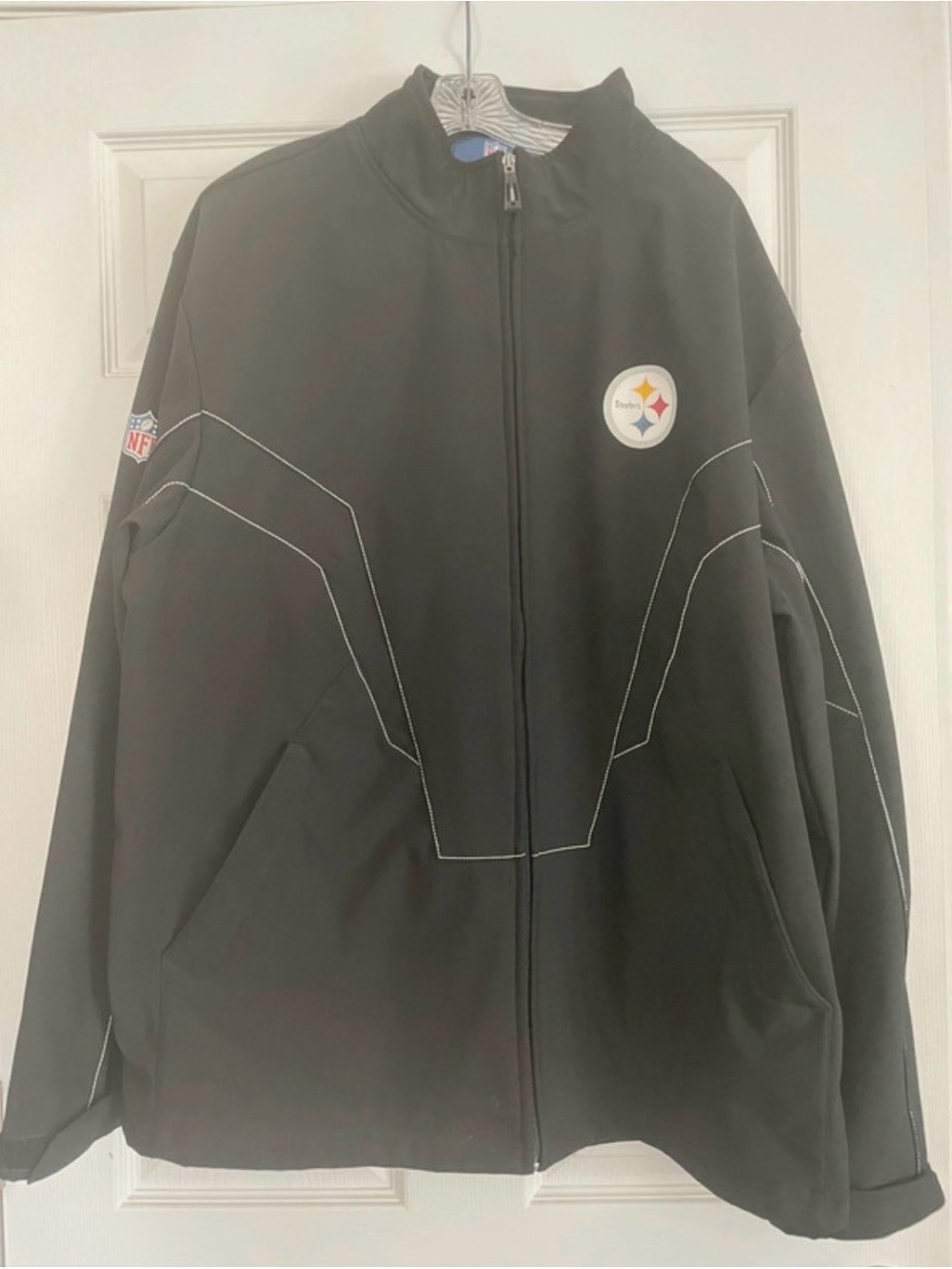 Reebok NFL Onfield Jacket 2XL Pittsburgh Steelers Fleece Lined
